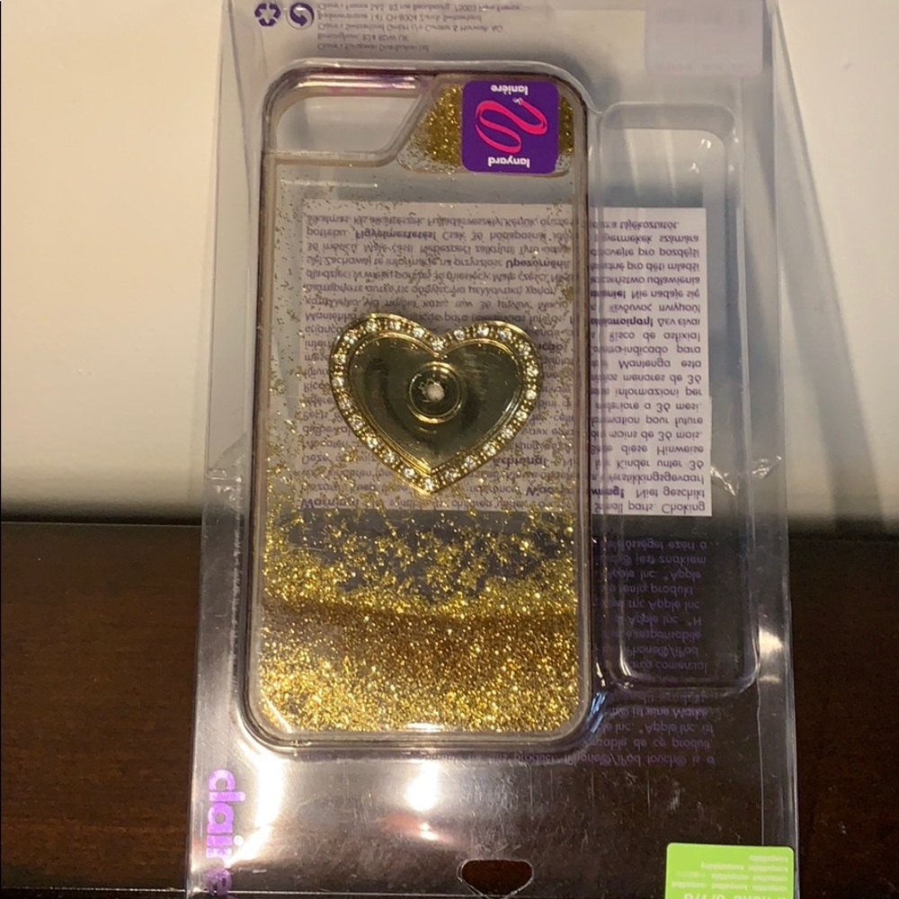 iPhone 7 glitter case